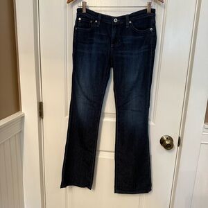 ⭐️ ADRIANO GOLDSCHMIED AG JEANS BLUE DENIM THE ANGEL BOOTCUT STRETCH SIZE 27 USA